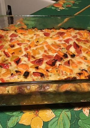 Une photo de Flan de légumes crème de pecorino