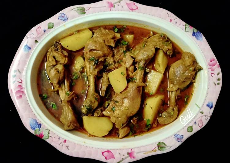 Recipe of Tasty Aalo Chicken