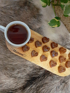 عکسی از دستور حلوای یخچالی(آرد نخودچی_ارده)