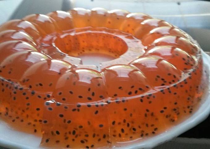  Resep Puding nutrijel biji selasih oleh Melissa Kitchen 