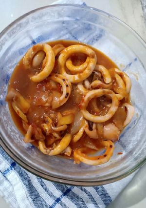 Foto resep Cumi Saus Padang