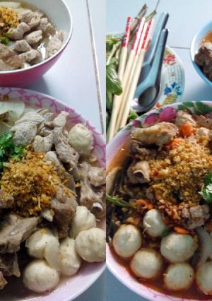 รูปของ ก๋วยเตี๋ยวน้ำใส+ก๋วยเตี๋ยวต้มยำ