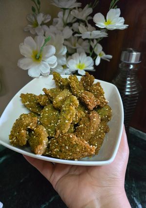 صورة لوصفة طعمية بالسمسم