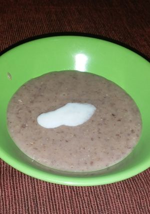 Foto resep Bubur Oat Kacang Merah Simple