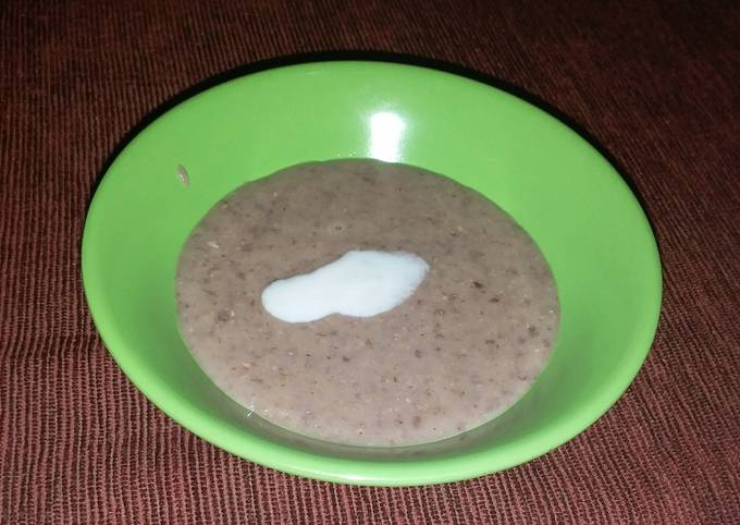 Bubur Oat Kacang Merah Simple