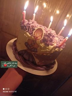 عکسی از دستور مینی کیک تولدم😍🎂