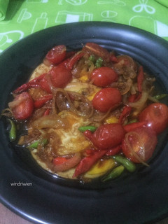 Foto resep Telur Ceplok Saus Inggris Tomat Pedas