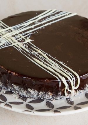 Csokoládé mousse torta recept fotója