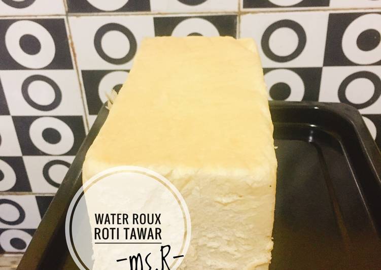 Resep Roti Tawar Water Roux, Enak