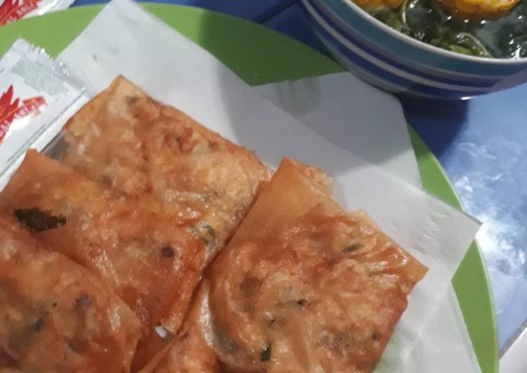 Resep Sayur Bening Bayam dan Martabak Tahu, Enak