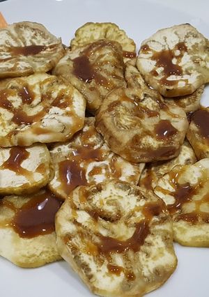 Una foto de Berenjenas al horno con miel