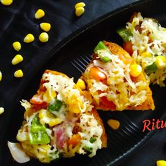A picture of Moong Dal Pizza.
