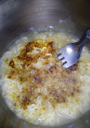 A picture of Soupy noodles.