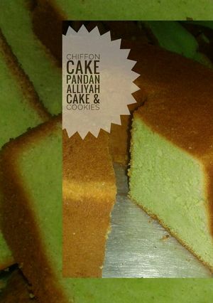 Foto resep Chiffon cake pandan