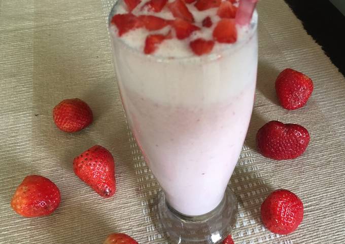 Heavenly Delicious Strawberry Shake