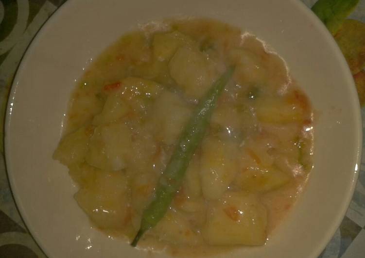 Simple Way to Prepare Perfect Muhogo wa Nazi #coconut contest