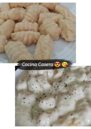 Una foto de Gnocchis de papa 🥔🇮🇹