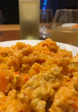 Una foto de Arroz con pollo