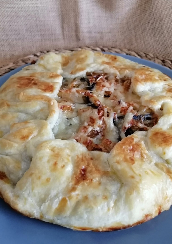 Una foto de Galette de berenjena y Emmental