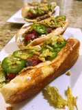 Jalepeno popper hot dog