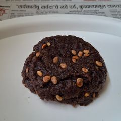 A picture of Ragi halwa.