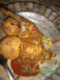 A picture of Wrapped grilled chicken.
