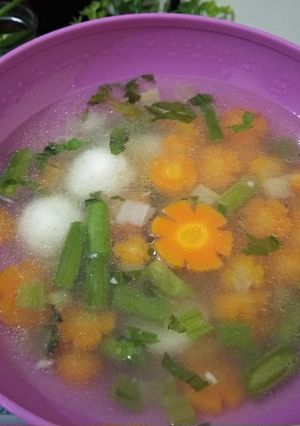 Foto resep Sayur Sop Bakso Ikan