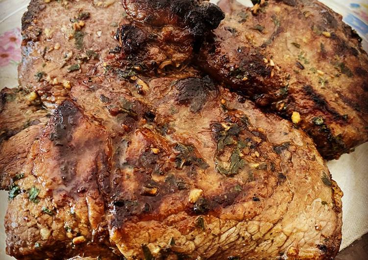 Recipe of Award-winning Garlic Butter Steak