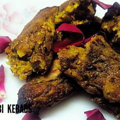 Arbi kebabs A picture of Arbi kebabs.