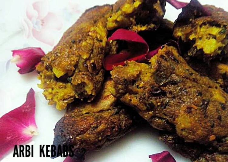 Arbi kebabs