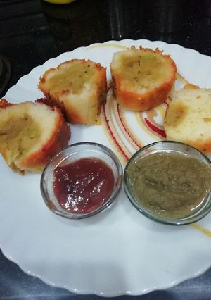 A picture of Idli Swiss Roll.