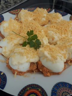 Una foto de Huevos rellenos