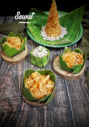 Foto resep Sawut Gula merah With Takir Bunga