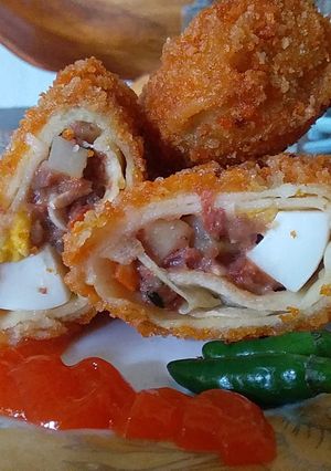 Foto resep Risol isi Kornet dan Sayur