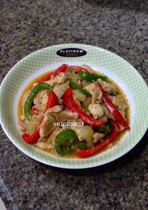 Foto resep Ayam Paprika Lada Hitam