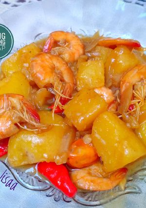 Foto resep Udang kentang kecap