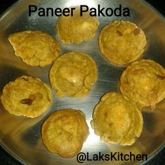 A picture of Healthy Paneer Pakoda(Made in Appe Pan with very little oil).