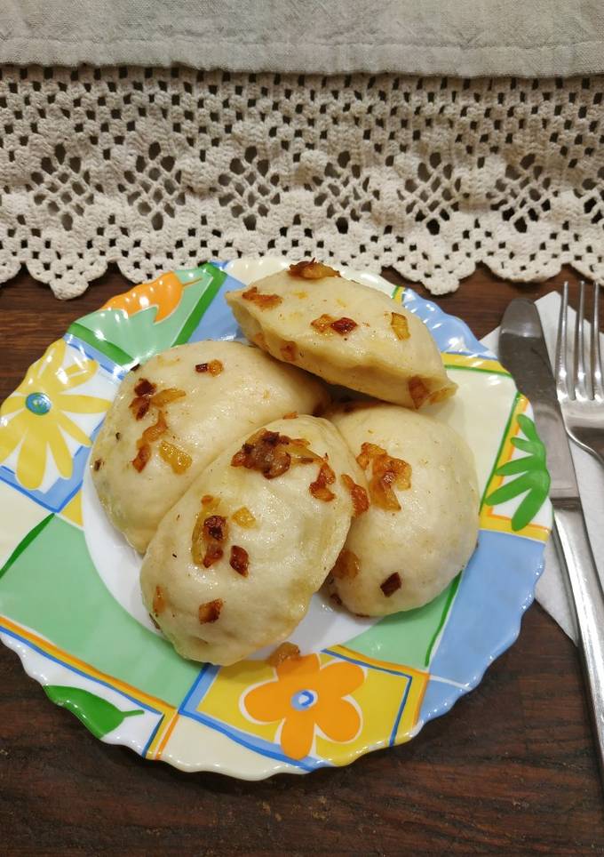 Парові вареники. (Українська національна страва)