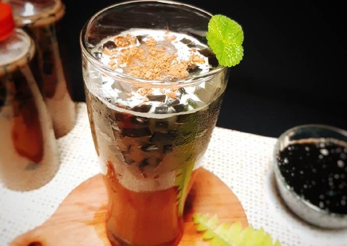 Resep Es Cappucino Cincau, Bisa Manjain Lidah