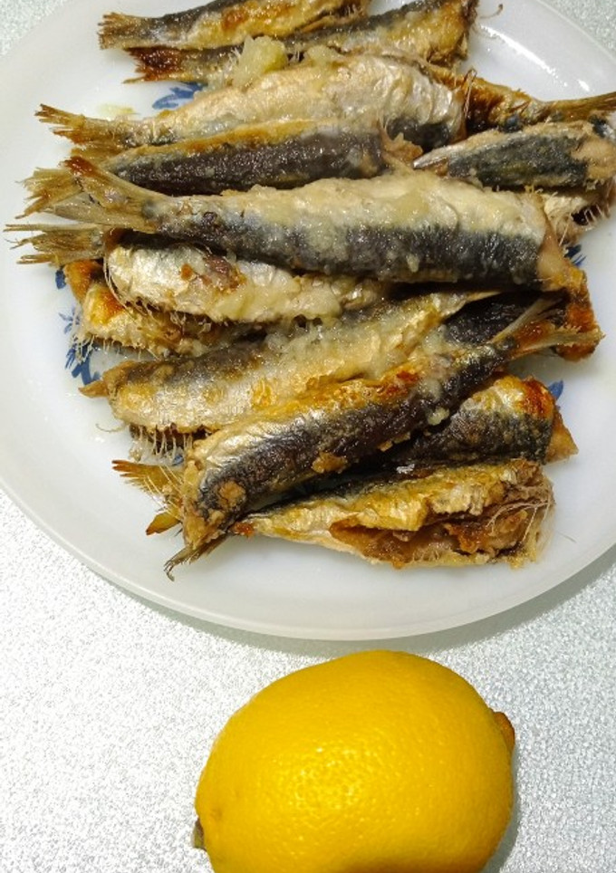 Una foto de Sardinas fritas