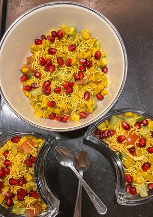 A picture of Sweetcorn 🌽 Chaat 😋.