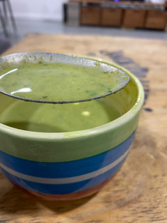 Una foto de Sopa Fresca de Espinaca y Zapallo