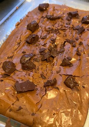 Una foto de 🍫 Brownies bien húmedos y fáciles