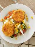 Milanesas de garbanzo