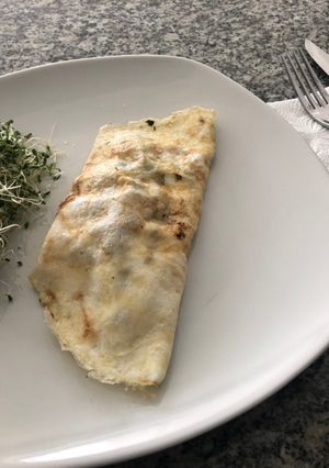 Una foto de Omelette Vegetariana