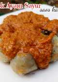 Cilok Ayam Sayur Saos Kacang