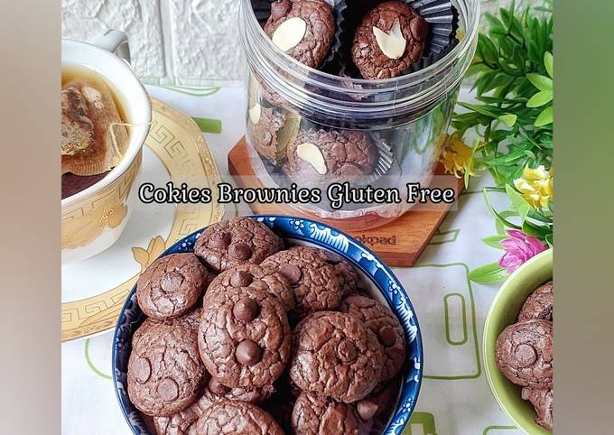 Cookies Brownies Gluten Free foto resep utama