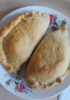 Una foto de Empanada de calabaza y queso