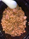 Frijoles blancos con costilla de cerdo al estilo king