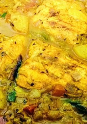 স্যামন মাছের ঝাল রেসিপির প্রধান ছবি